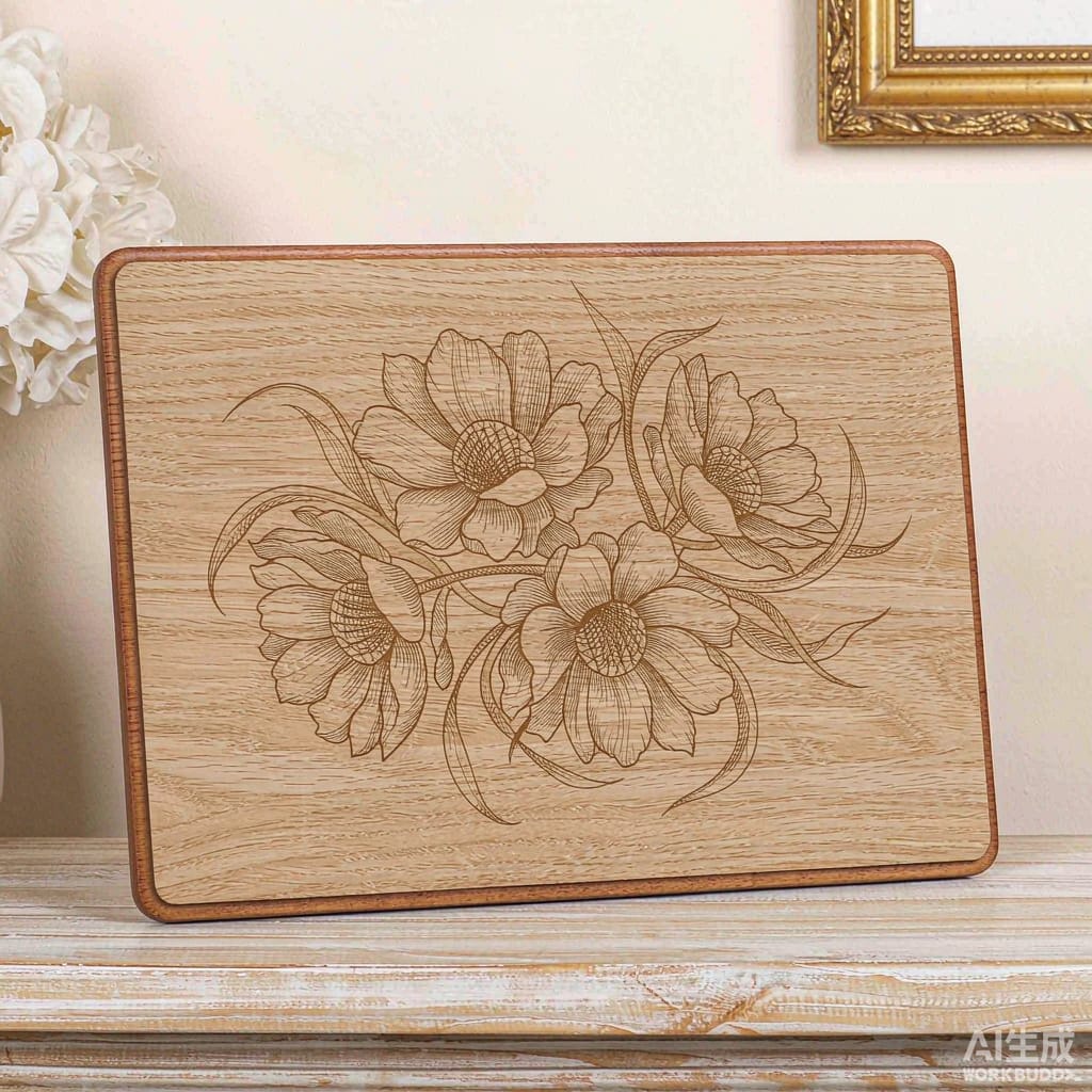 B2B Logo-Engraved Wood Panels (Bulk)